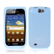 Translucent Silicone Case for Samsung Galaxy W i8150 (Baby Blue)
