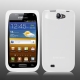 Translucent Silicone Case for Samsung Galaxy W i8150 (White)