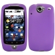 Silicon case for Google Nexus one (Purple)