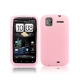 Silicone Case for HTC G14 / Sensation (Pink)