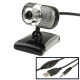 USB 2.0 16.0 Mega Pixels Driverless PC Camera with Mic and 3 LED, Support 360 Degree Rotated
