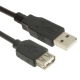 USB 2.0 AM to AF Extension Cable, Length: 1.8m