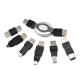 USB to Firewire IEEE 1394 5 4 Pin Cable 6 Travel Kit
