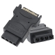 SATA 15 Pin Male to 4 Pin Female Aapter