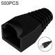 Network Cable Boots Cap Cover for RJ45, Black (500 pcs in one packaging , the price is for 500 pcs)