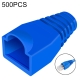 Network Cable Boots Cap Cover for RJ45, Blue (500 pcs in one packaging , the price is for 500 pcs)