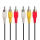Good Quality Audio Video Stereo RCA AV Cable, Length: 7.5m