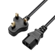 Small UK Power Cord , 1.2M 