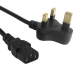 Small UK Power Cord , 1.5M 