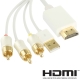3.5mm Plug Stereo to 2 RCA Audio AV Cable with Volume adjustment key, Length: 1.5m
