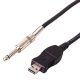 USB PC Guitar Bass Link Recording Audo Adapter Cable