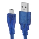 USB 2.0 to Micro USB Cable, Length: 1.5m