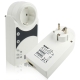 200Mbps Power Line Network / Wireless Network Adapter Home plug AV Mini Ethernet Bridge (2 pcs in one packaging), EU Plug