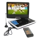 9.5 inch color TFT LCD TV/DVD with 270 degree rotatable display, Support USB Port, Card Reader and Games, Built in Lithium battery