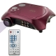 Home Theater Portable DVD Projector with TV Receiver Function (PAL / NTSC / SECAM), AV IN / OUT and Game Function, Support SD / MMC Card / USB Flash Disk