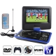 7.5 inch TFT LCD Screen Digital Multimedia Portable DVD with Card Reader & USB Port, Support TV (PAL / NTSC / SECAM) & Game Function, 180 Degree Rotation, Support SD / MS / MMC Card (Blue)