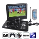 9.5 inch TFT LCD Screen Digital Multimedia Portable DVD with Card Reader & USB Port, Support TV (PAL / NTSC / SECAM) & Game Function, 180 Degree Rotation, Support SD / MS / MMC Card