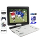 12.1 inch TFT LCD Screen Portable DVD with Card Reader & USB Port, Support Analog TV (PAL/NTSC) & Game & 270 Degree rotating function (1268c)
