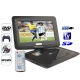 11.1 inch TFT LCD Screen Portable DVD with Card Reader & USB Port, Support Analog TV (PAL/NTSC) & Game & 270 Degree rotating function (1068B)