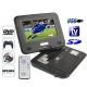 7.8 inch TFT LCD Screen Portable DVD with Card Reader & USB Port, Support Analog TV (PAL/NTSC) & Game & 270 Degree rotating function (DVD-768F)
