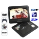 9.5 inch TFT LCD Screen Portable DVD with Card Reader & USB Port, Support Analog TV (PAL/NTSC), Game, 270 Degree rotating, Screenshot and recording function (DVD-968B)