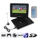 7.5 inch TFT LCD Screen Digital Multimedia Portable DVD with Card Reader & USB Port, Support TV (PAL / NTSC / SECAM) & Game Function, 270 Degree Rotation, Support SD / MS / MMC Card