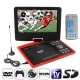 9.5 inch TFT LCD Screen Digital Multimedia Portable DVD with Card Reader & USB Port, Support TV (PAL / NTSC / SECAM) & Game Function, 270 Degree Rotation, Support SD / MS / MMC Card