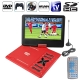 9.5 inch TFT LCD Screen Digital Multimedia Portable DVD with Card Reader & USB Port, Support TV (PAL / NTSC / SECAM) & Game Function, 270 Degree Rotation, Support SD / MS / MMC Card (Red)