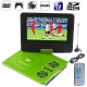 7.5 inch TFT LCD Screen Digital Multimedia Portable DVD with Card Reader & USB Port, Support TV (PAL / NTSC / SECAM) & Game Function, 270 Degree Rotation, Support SD / MS / MMC Card (Green)