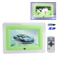 7 inch 4 Blue LED Lights Digital Picture Frame with Remote Control (Green)