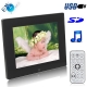 8 inch Digital Picture Frame with Remote Control Support SD / MMC / MS Card and USB (8009B)