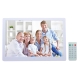 13.3 inch Digital Picture Frame with Remote Control Support SD / MMC / MS Card and USB , White (1331W)