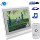 14.0 inch Digital Picture Frame with Remote Control Support SD / MMC / MS Card and USB , White (1411W)