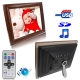 13.3 inch Digital Photo Frame with Wood Frame , Support SD / MMC / MS Card and USB