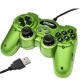 USB 12 Button Double Shock Game Pad, Plug and Play,(LightGreen)
