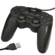 USB 12 Button Double Shock Game Pad, Plug and Play (Black)