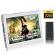 8 inch HD 720P Portable Media Player with 4GB Memory, Support SD/MMC/SDHC Card, E-Book function (White)