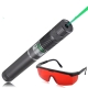 Hardcover Edition Strong Power Green Light Laser Pointer with Protection Glasses, Max Output: <3000 (Adjustable Focal Length and Can Light The Matches)