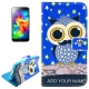 Flowers Pattern Diamond Encrusted Plastic Protection Case for Samsung Galaxy S II / i9100