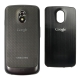 Black Metallic Slider Replacement Battery Cover for Samsung Galaxy Nexus / i9250 (Original Version)