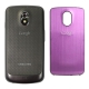 Purple Metallic Slider Replacement Battery Cover for Samsung Galaxy Nexus / i9250 (Original Version)