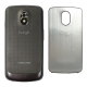 Silver Metallic Slider Replacement Battery Cover for Samsung Galaxy Nexus / i9250 (Original Version)