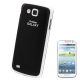 Metallic Brushed + Plastic Material Replacement Battery Cover for Samsung Galaxy Premier / i9260 (Black)