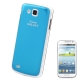 Metallic Brushed + Plastic Material Replacement Battery Cover for Samsung Galaxy Premier / i9260 (Blue)