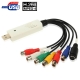 USB 2.0 Video & Audio Capture Pro, Support PSP / XBOX 360 / PS3 / Other Player Games, Recording Format: MPEG 4 / MPEG 2 / MPEG