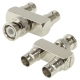 BNC Plug To 2 BNC Jack (Y) Connector