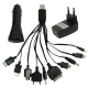 3 in 1 EU Plug USB Sync Wall Car Charger Travel Kit for Cell Phone/ iPod/ PSP