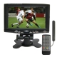 ISDB-T for Japan / South America,7 inch 16:9 TFT Portable LCD TV/ Digital TV , Support USB flash disk