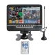 9.5 inch TFT LCD color Analog TV with wide view angle, Support AV In/AV Out function