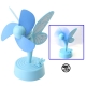 Mini Butterfly Style Fan (USB / Battery Power Supply), Blue